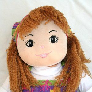 27" TALL SOFT HUGGABLE PLUSH DOLL CUTE STUFFIE BIG GIRL'S TOY GIFT DRESS SHOES